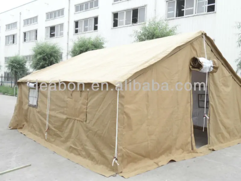 Outdoor Customized Temporary Disaster Relief  heat insulation canvas Tent Medical Isolation Emergency Rescue Tent