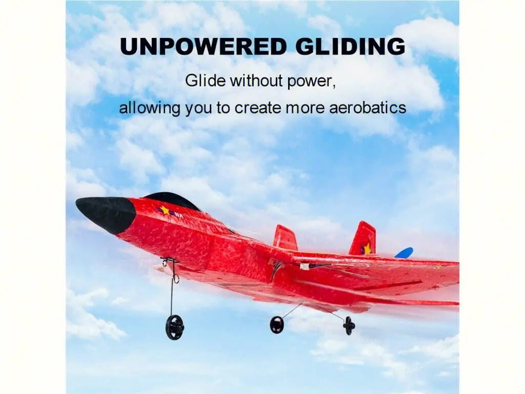 F22 2.5Channel Waterproof Hand Throw Gyro Stabilize Anti-Fall Foam Glider Fighter Jet Rc Plane With LED Lights Aircraft Model