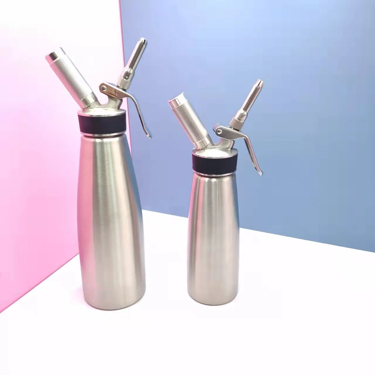 3 decorating nozzles stainless steel professional whipped cream charger dispenser whipper cream whipper