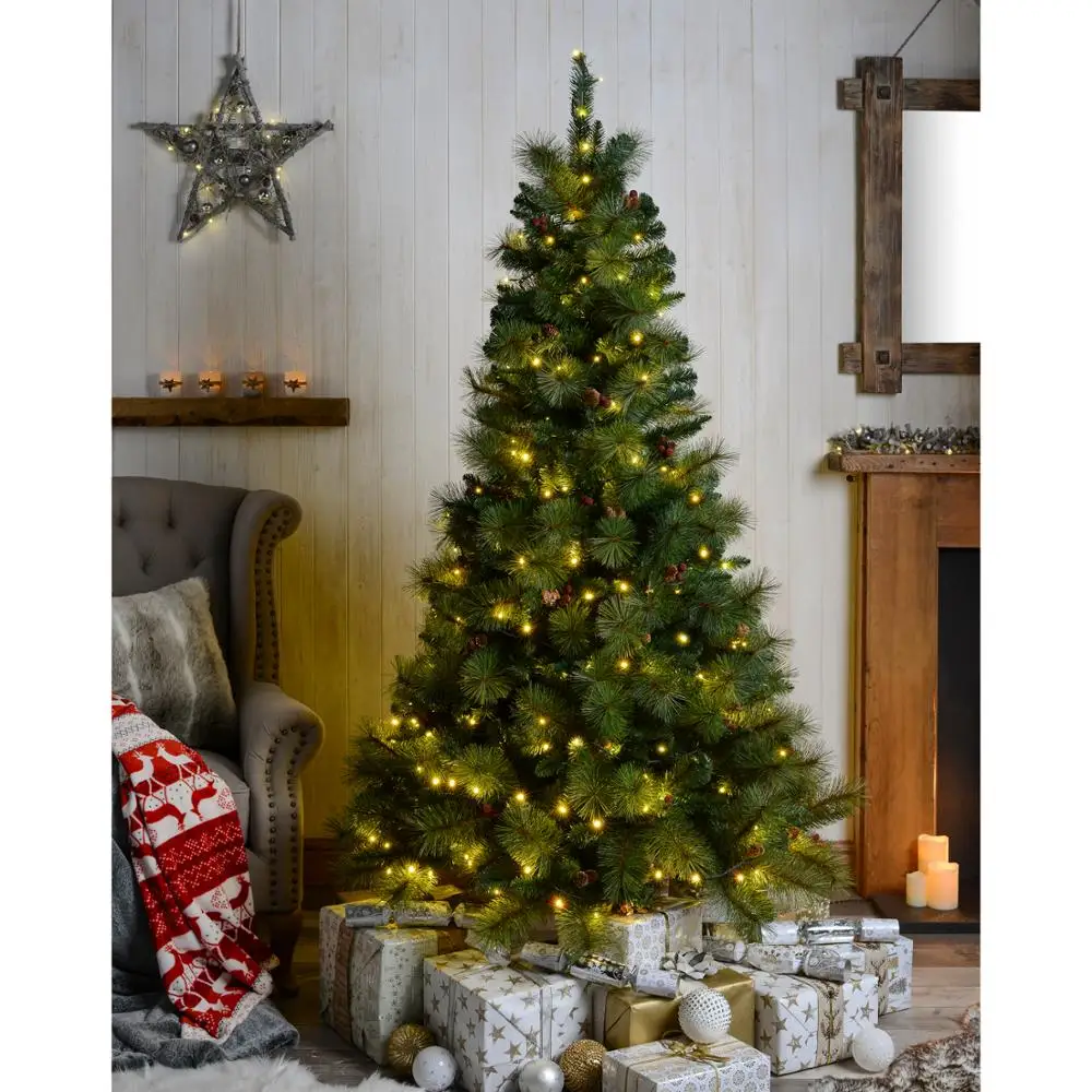 210cm home decoration artificial led christmas tree christmas decoration supplies christmas tree topper albero di natale