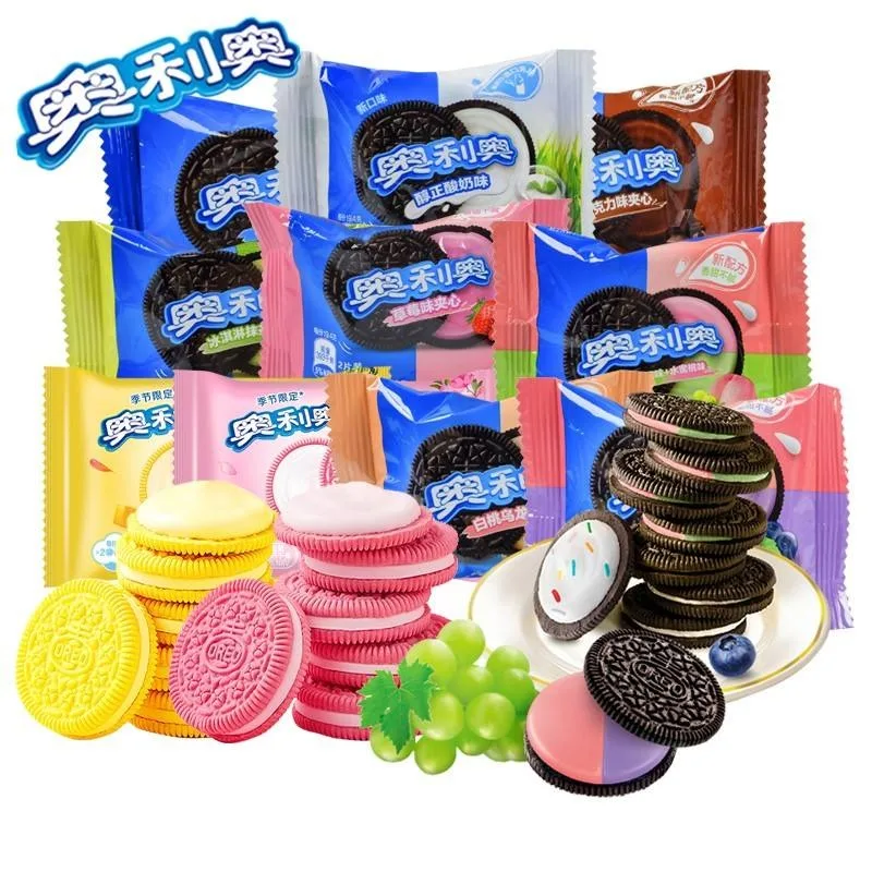 Hot Selling 3KG Bulk OREO Sandwich Cookies Exotic Snack Variety of flavors