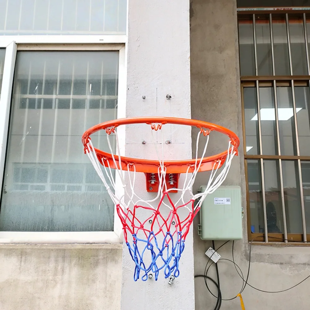 Metal Steel Outdoor Basketball Ring Rim Wall Mount Basketball Hoop Durable Basketball Rim