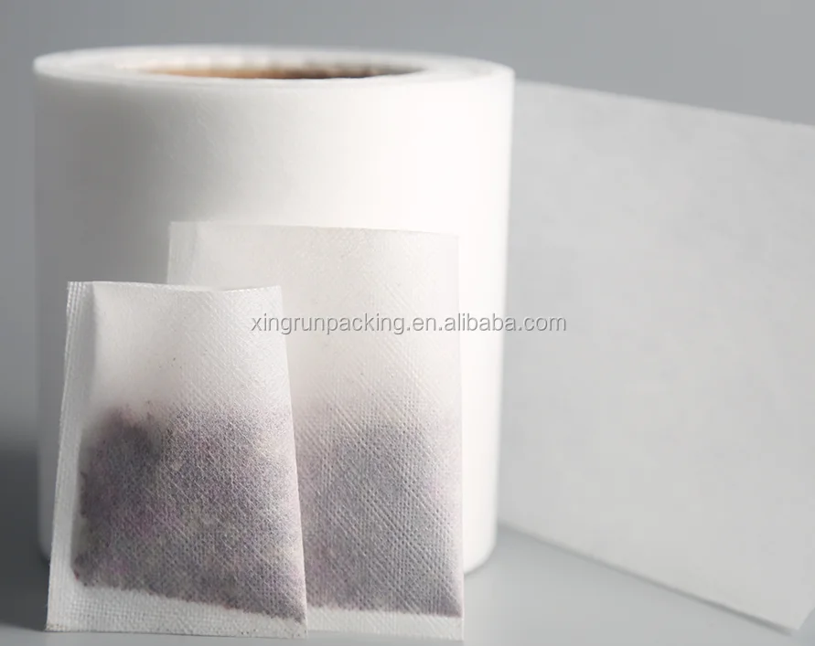 Food Grade PLA Material Soilon Spunbond Knit Type Empty Tea Bag