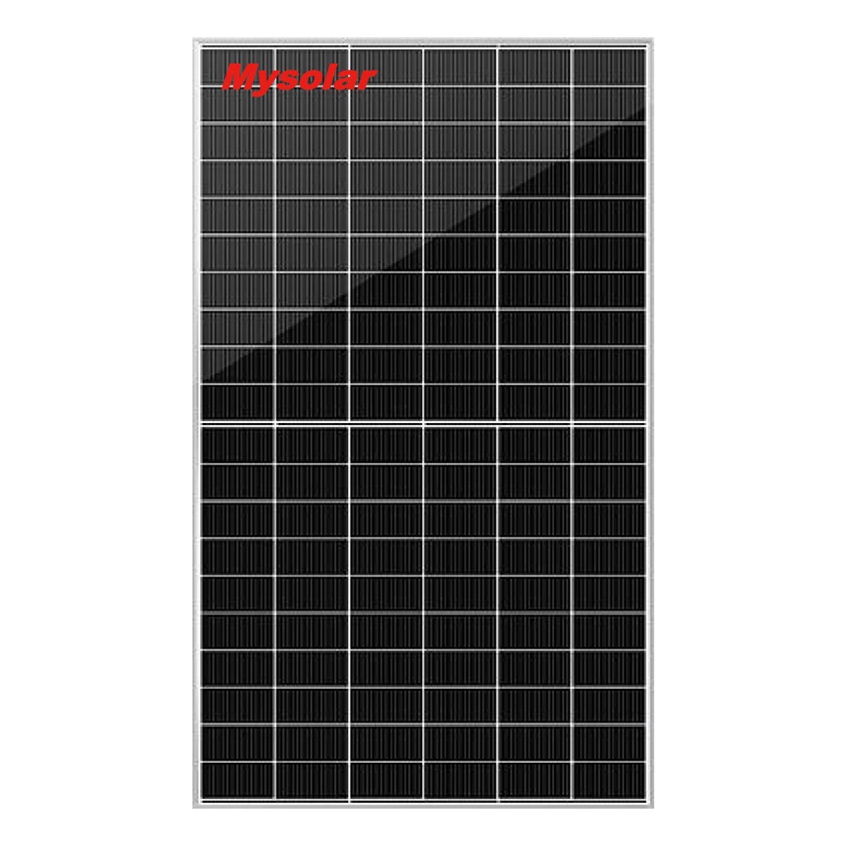 Mamibot Mysolar 630W Gold Bifacial HJT half- cell  solar panels with dual glass framed 210*105mm N-type HJT solar panels