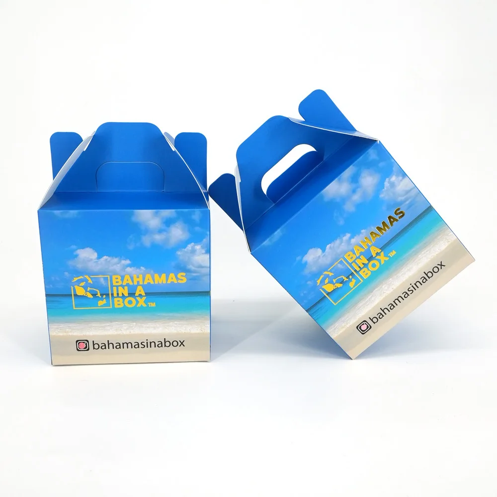 Custom all sides printed eco-friendly material corrugated packaging gift boxes