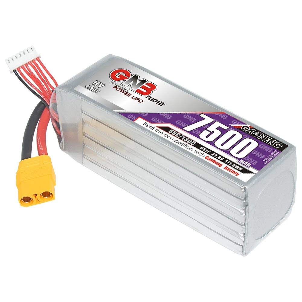 GNB GAONENG LiHV 7500 мАч 6S 22 8 V 65C 130C XT90 RC LiPo батарея автомобильный Дрон для самолета Мультикоптер лодка