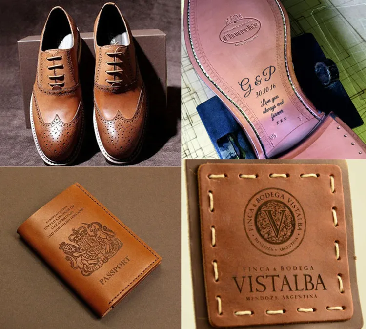 3D Dynamic Focusing RF Co2 Laser Marking Engraving Cutting Machines for Leather Shoes T-Shirt Logo Making