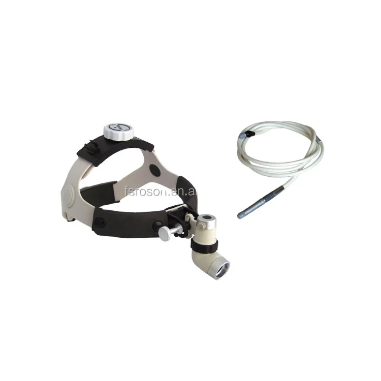 dental clinic equipment Fiber Optical Headlight combine with cold light sources to use for sale