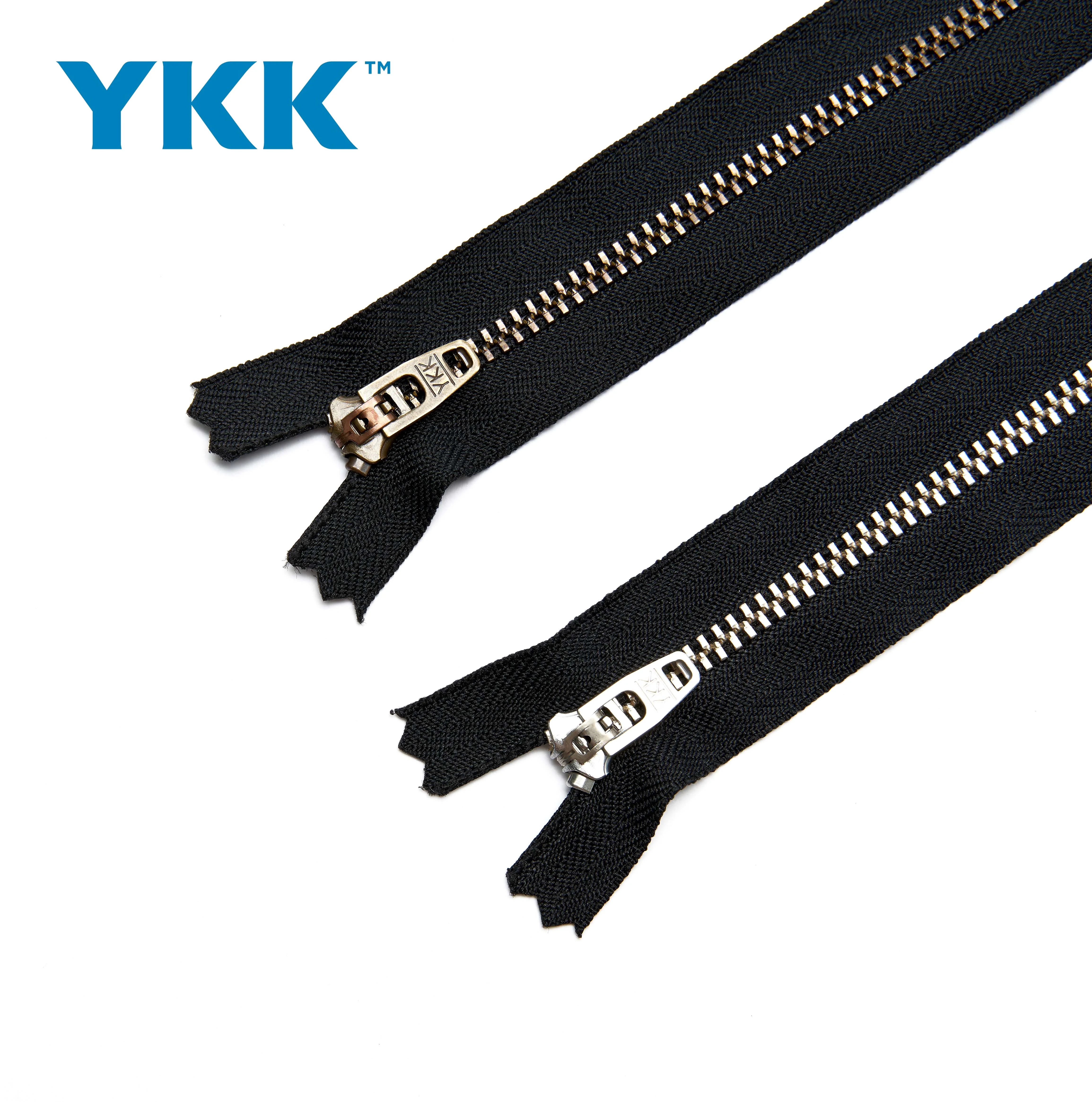 Латунная молния YKK для джинсов