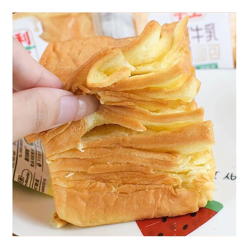 ready to eat soup processing youchen adjusted fresh wheat bread egg squishy milk bread chinese bread