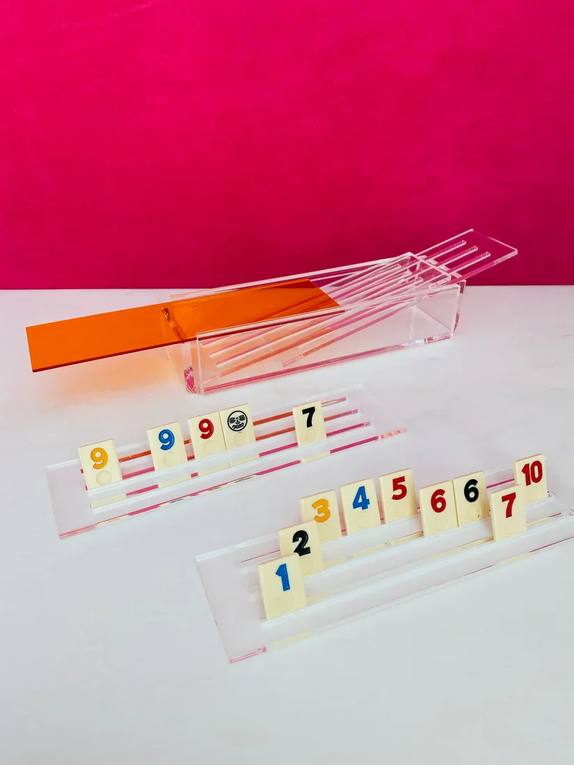 Набор из акриловых игр lucite Rummikub