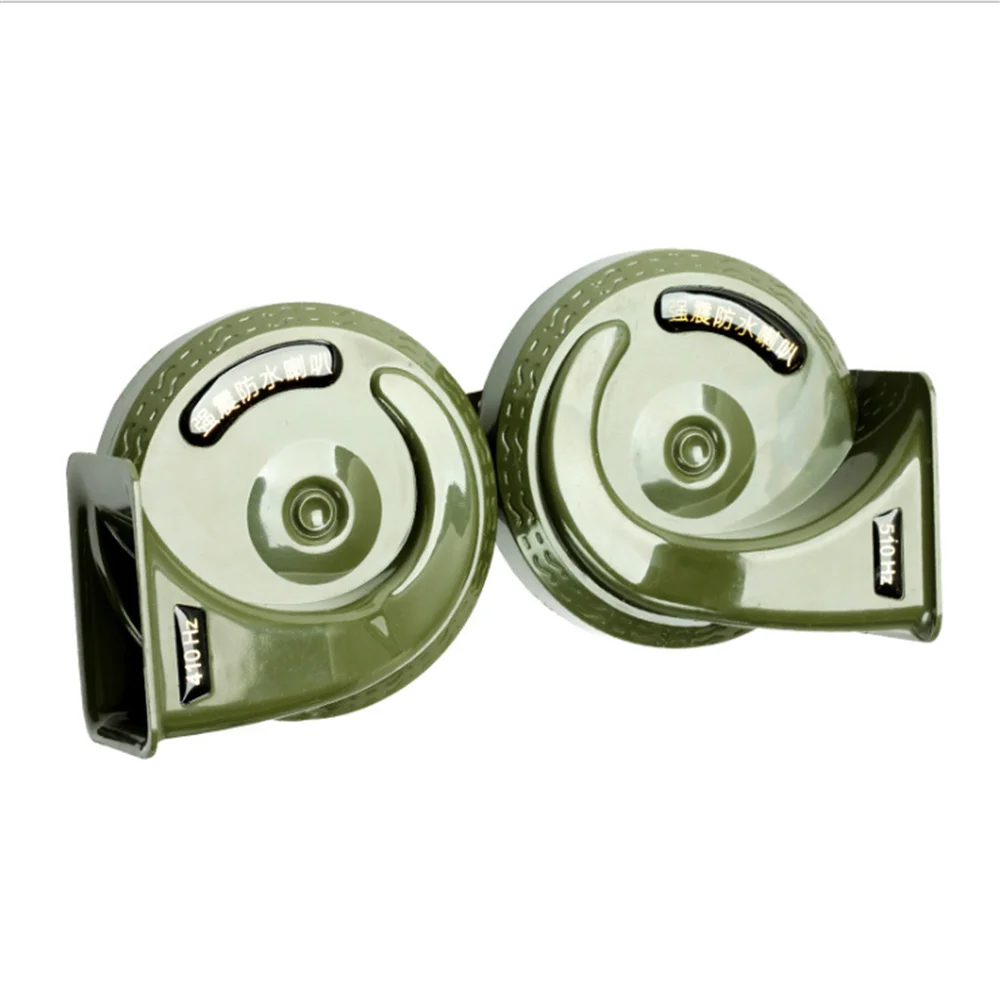 
Snail horn car motorcycle waterproof 12V sound super loud whistle electric horn dual tone accessories 