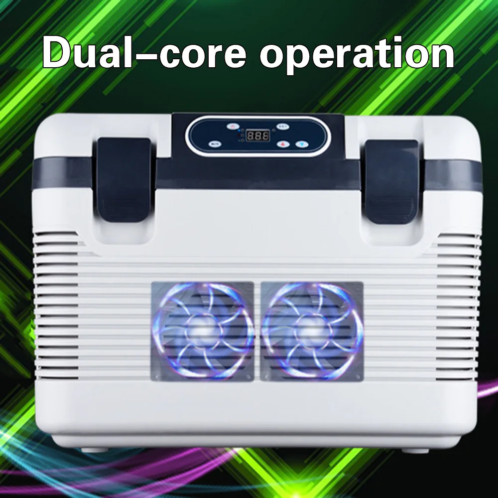 Portable Car Refrigerator 19L/19QT Freezer Compressor Cooler Car and Home Dual-use 12V/24V/220V