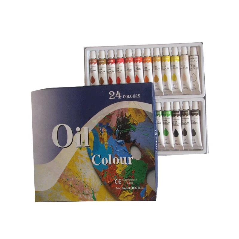 Customized water drop art painting professional acrylic paint set