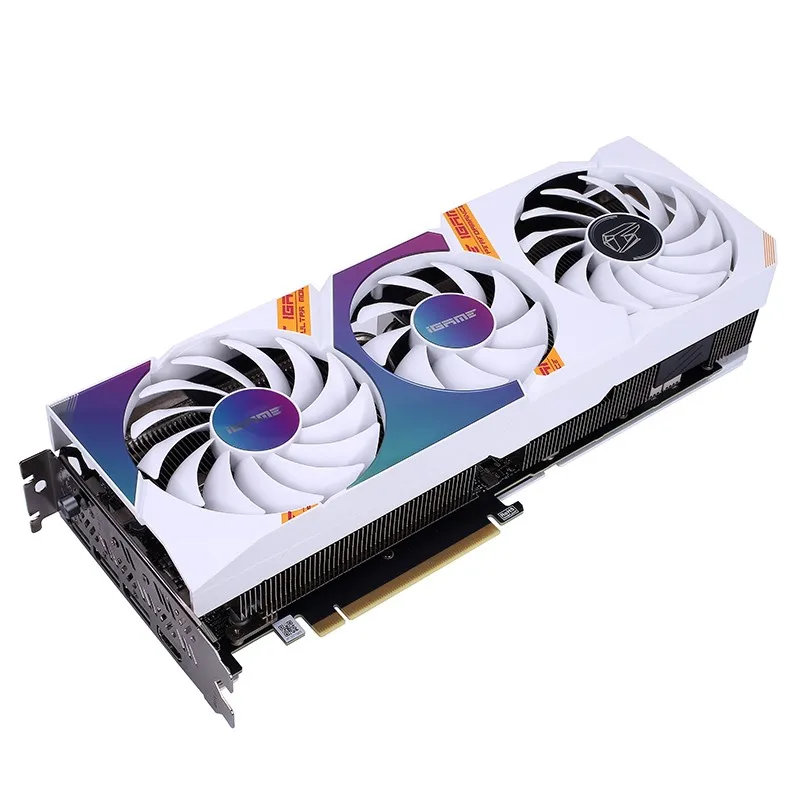 Colorful iGame GeForce RTX 3070 Ti Ultra W OC 8G 1770-1800Mhz Cyberpunk 2077 game light chasing computer graphics card