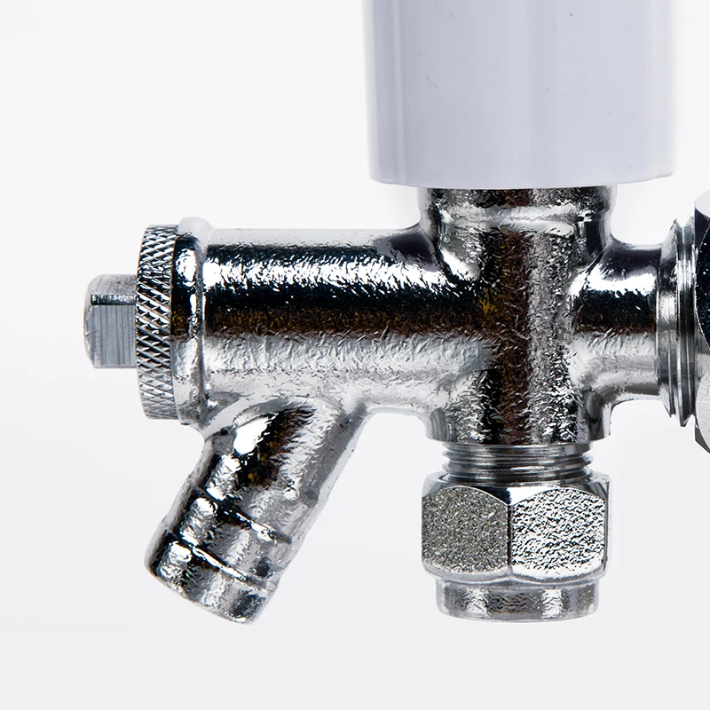 OLDE Hot Selling TRV Chrome Brass Thermostatic Valve Towel Radiator Valve