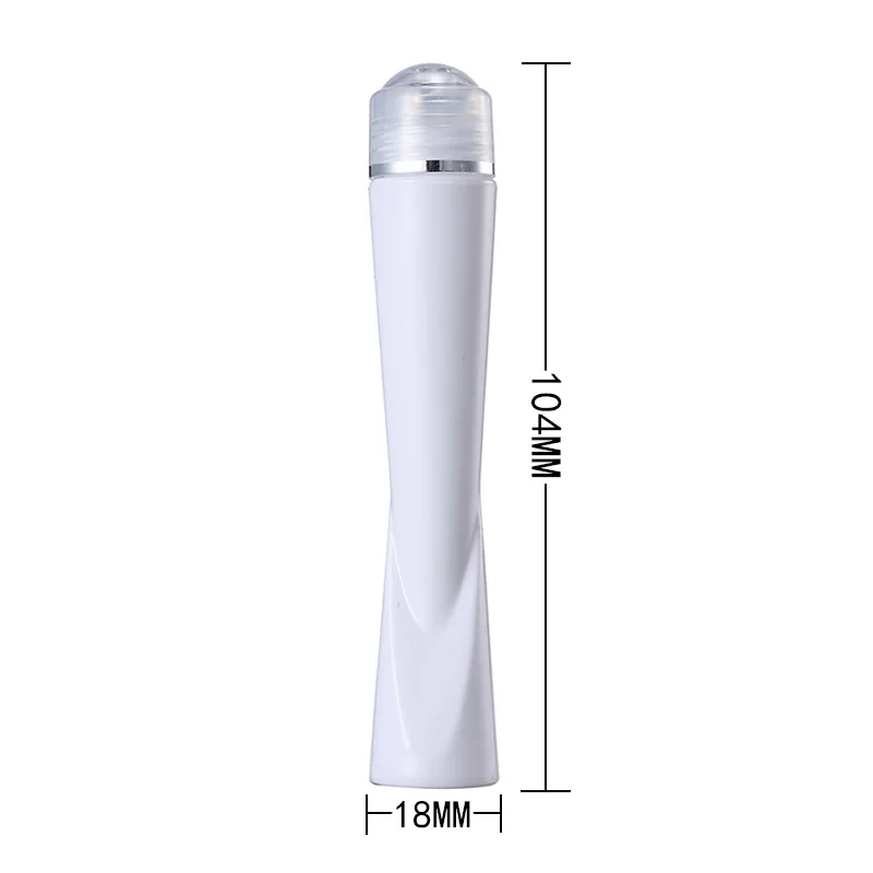 10ml pp ball bottle Portable Lip Oil Roller Ball Dispenser Bottle Eye Cream Essence Roller Ball Bottle