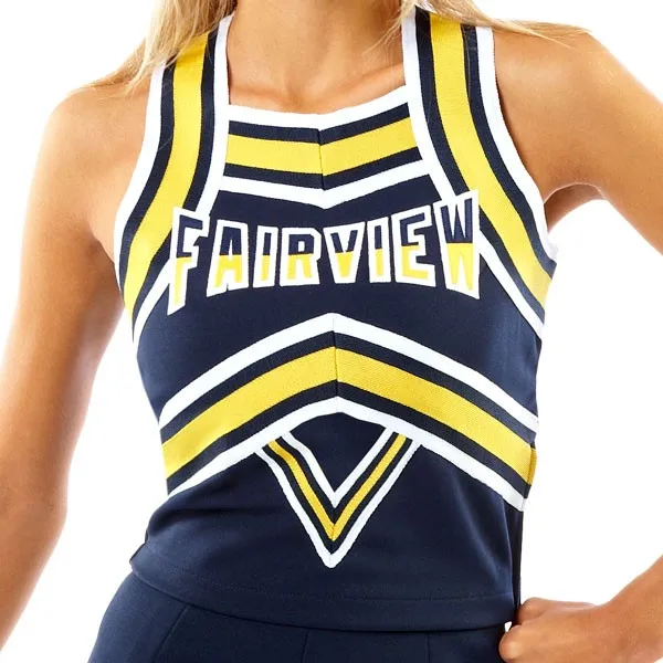 Manufacturers new design polyester Cheer wear custom cheerleading uniforms