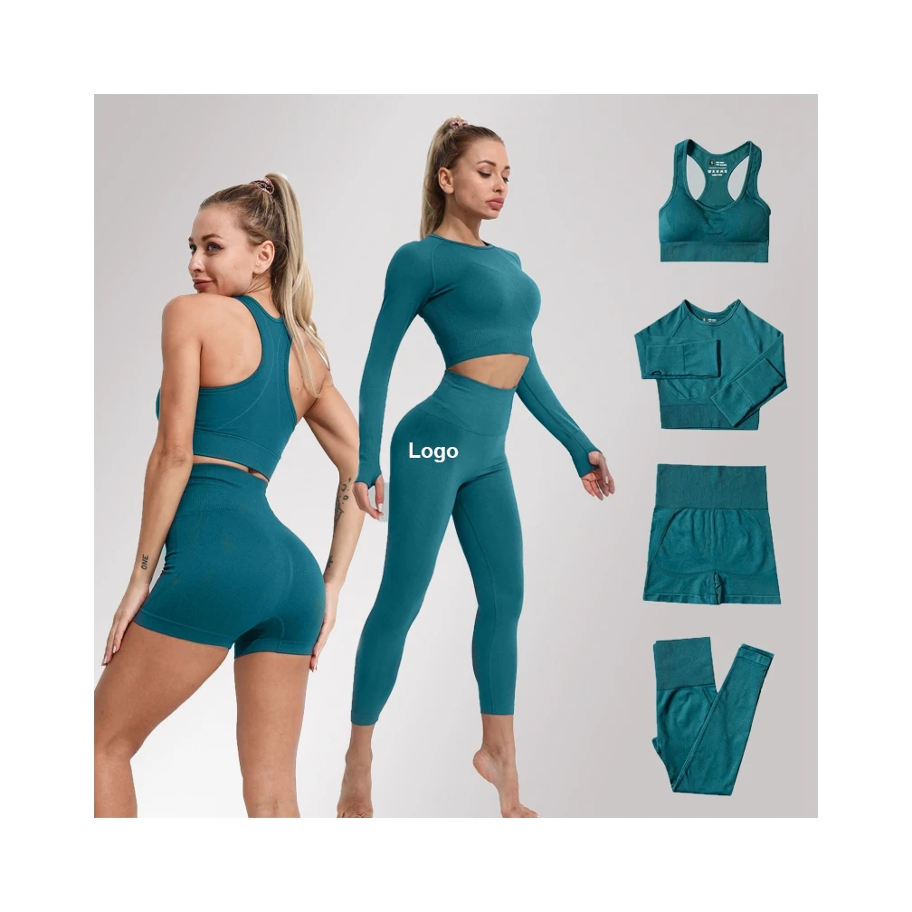 Hot-selling product Yoga Sets Seamless Women Gym Clothes Sportswear Workout Clothes Seamless Fitness Yoga Set
