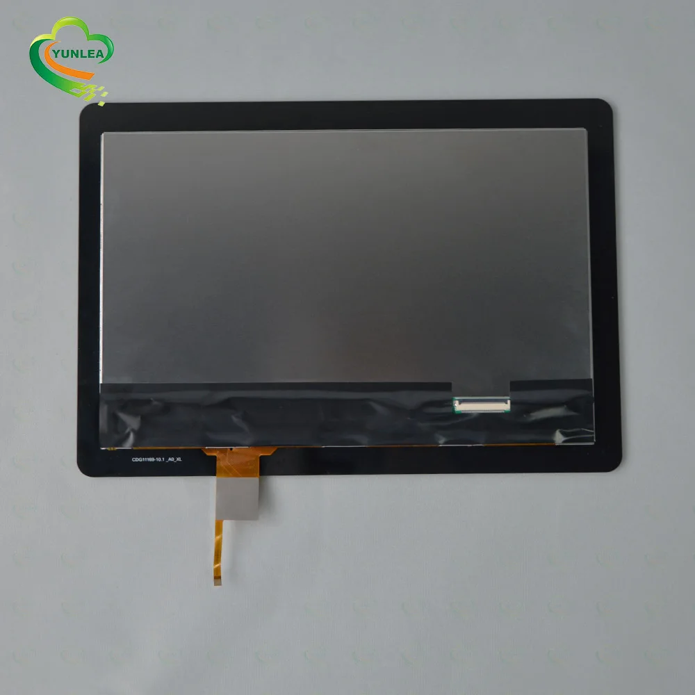 
10.1 inch capacitive touch screen panel waterproof sunlight readable rgb lvds tft lcd touch screen display module 