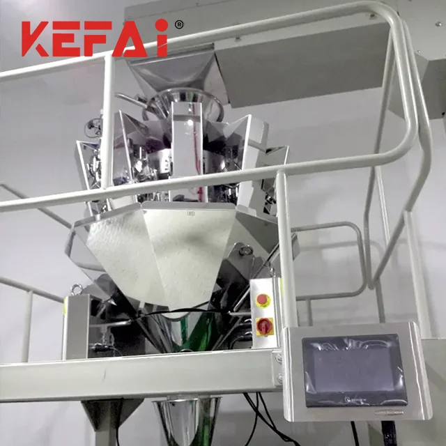 KEFAI Full Automatic Muti Head VFFS Weighing Grain Food Packing Machine Manufacturer High Quality