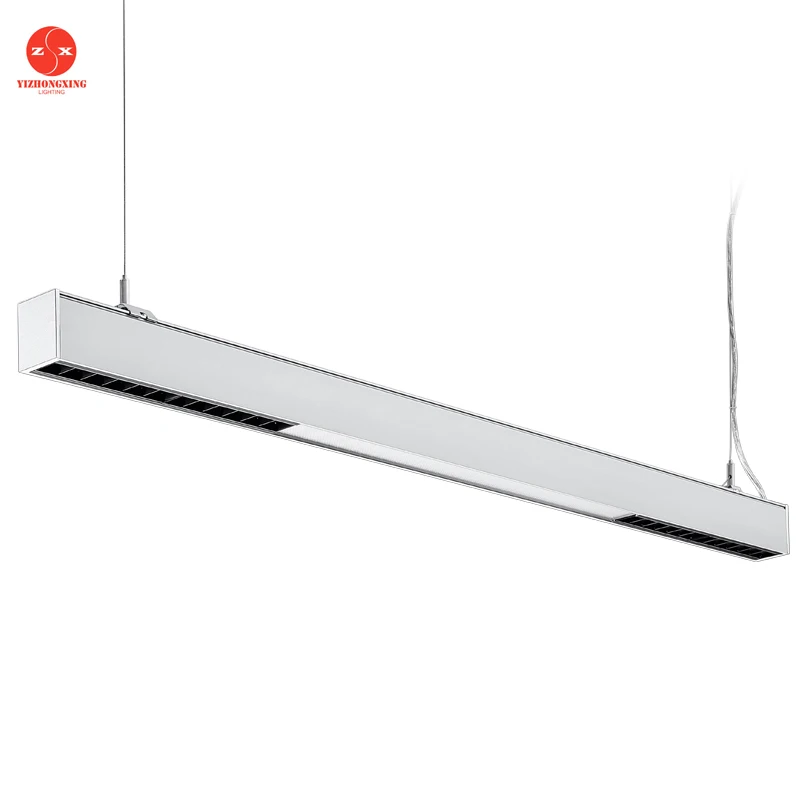 3000K 4000K 6000K Dimmable Suspended LED Linear Light Hanging Office Lighting Fixture LED Linear Lamp