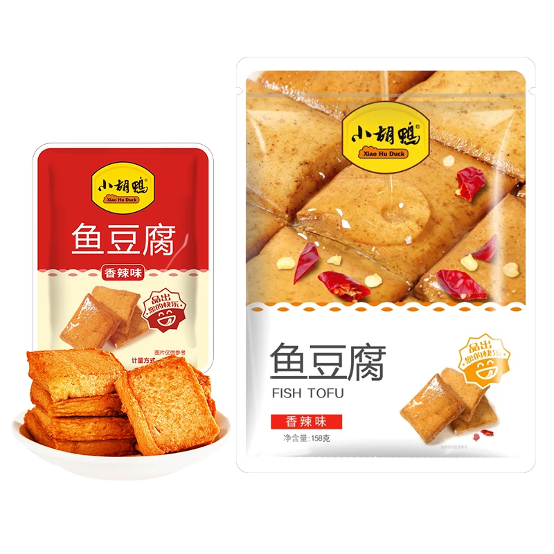 158g per bag Delicious Snack Barbecued Fish Tofu Snack Chinese Snacks