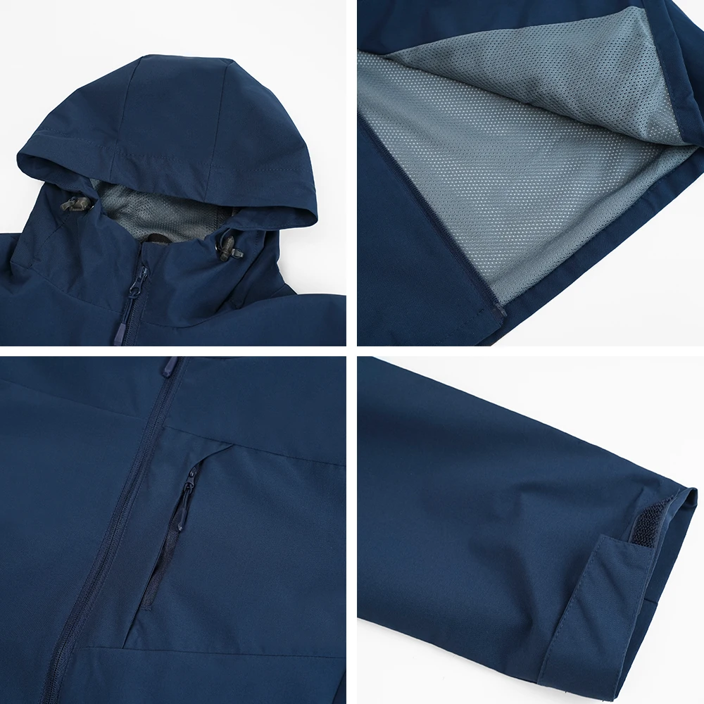 wholesale hot sale customized label LOGO Single color Windproof outdoor jackets