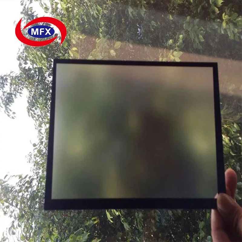 custom Silk screen processing black high-gloss LCD display window panel tempered opaque glass electric