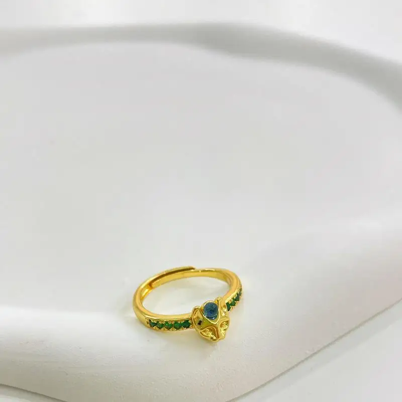 Элегантное кольцо из 14-каратного золота Nile River Song Collection для женщин - уникальное заявление о моде