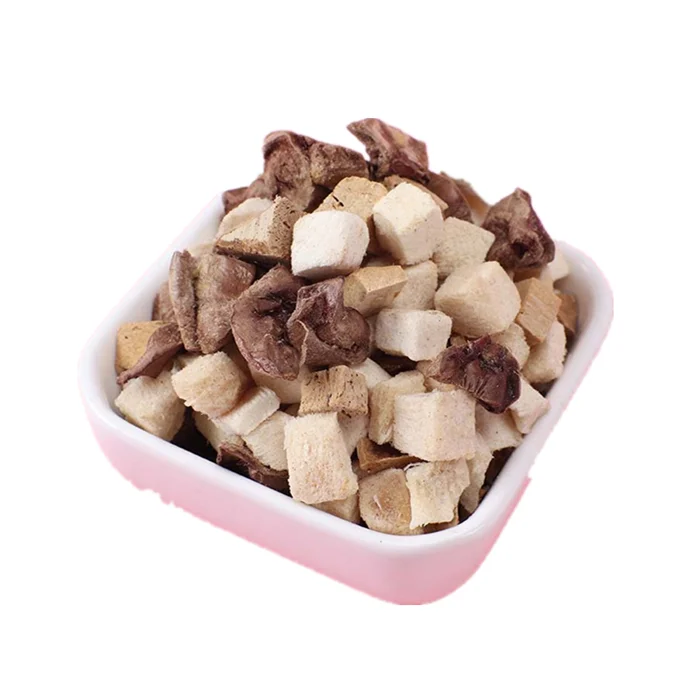 freeze dried chicken hearts livers