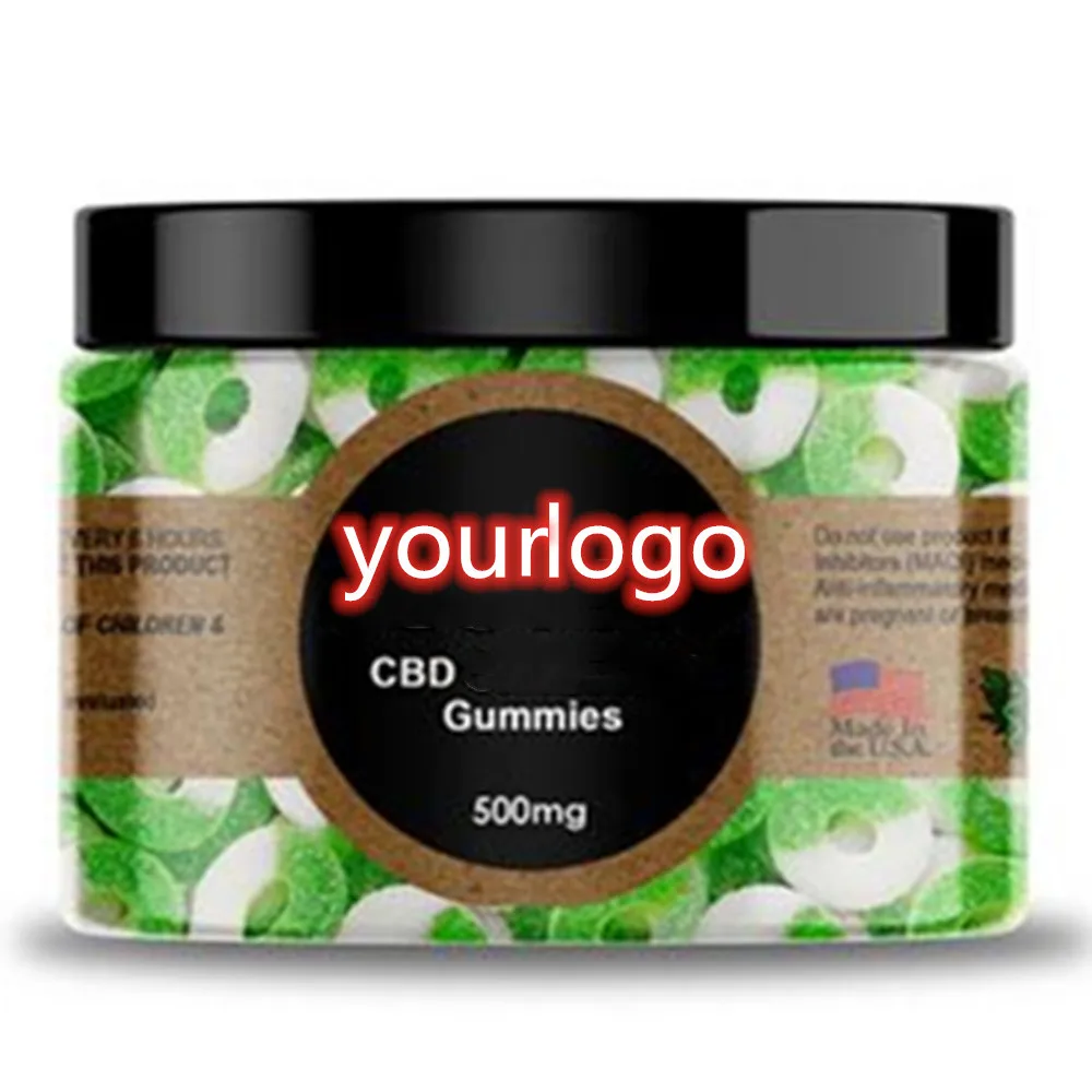 
Fancyli Hot selling private label cbd gummies different flavors 8oz 500mg packed in Jar 