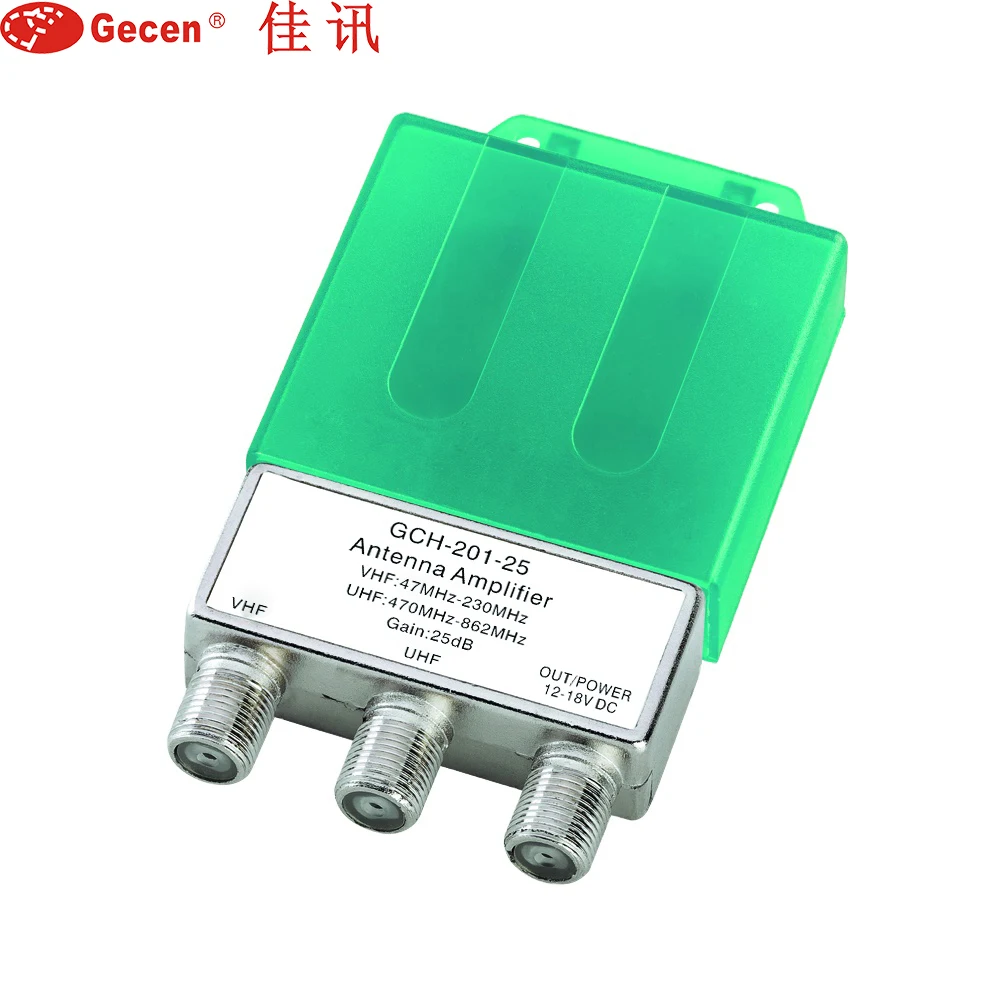 GECEN Antenna Signal Amplifier GCH-201-25 Waterproof Design for CATV
