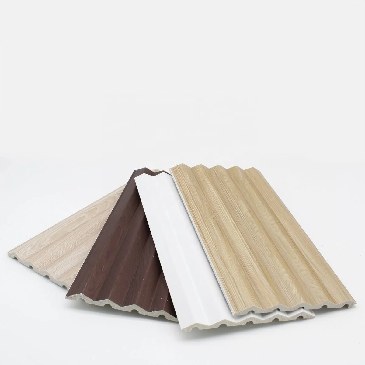 Traditional Waterproof PS Fluted Wall Board Ceiling Decorative Moulding Interior Wall Cladding 3d Wall Panel for Hotel