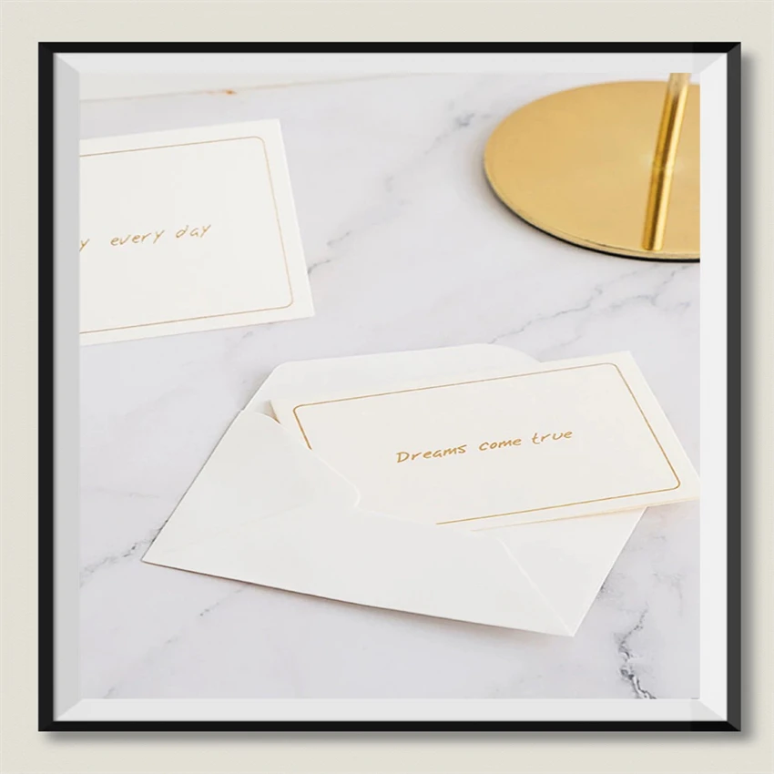 Простой дизайн белая бумажная открытка бизнес спасибо распродажа складная карточка для бизнеса и инструкции