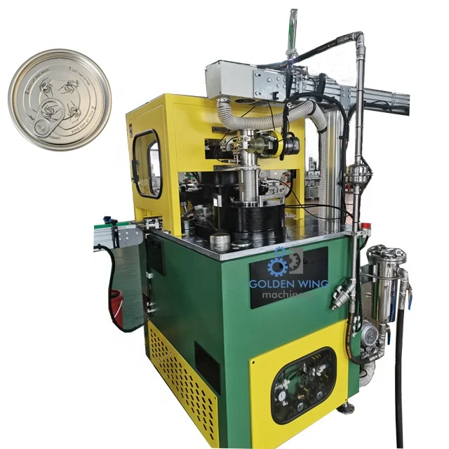 Automatic aluminum eoe lid making machine for beverage cans