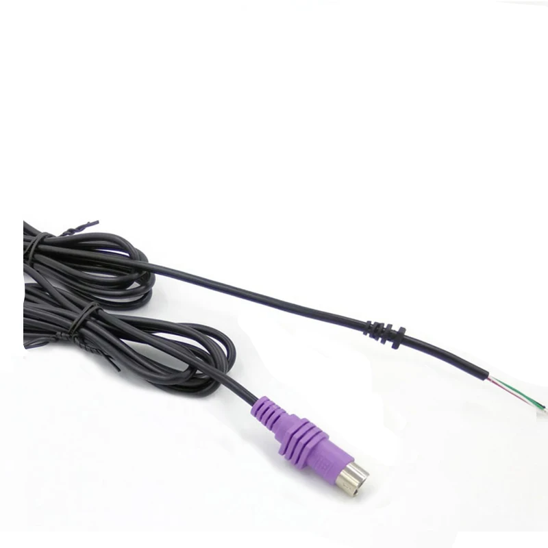 4 Pin Male Mini Power Din To 4 Pin Male Mini Power Din 24v Scanner Cable For Printer