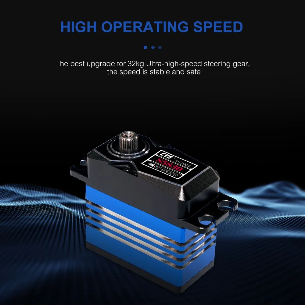 85g Brushless Digital Feedback Servo 30kg.cm Torque  HV 6v-7.4v Servo Motor with Metal Gear for Rc Car Helicopter