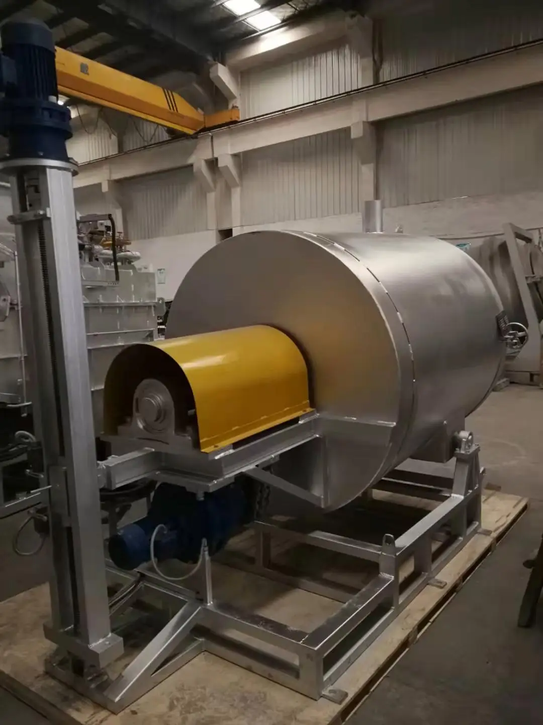 natural gas fired aluminum melting furnace horno de fundicion de aluminio four rotatif de fusion