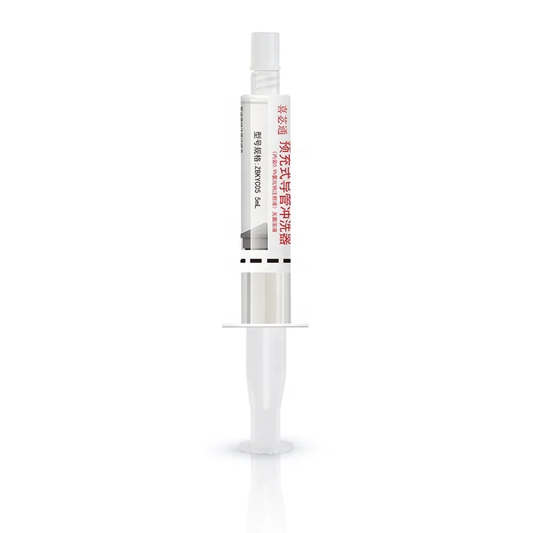 Disposable Medical Pre-Filled Saline Flush Syringe