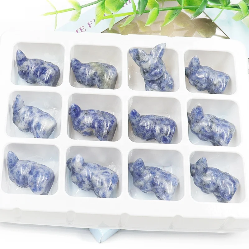 Natural Gemstone Mini Crystal Carving Wholesale Cute Cartoon Character Crystal Pikachu Pokemone For Gift