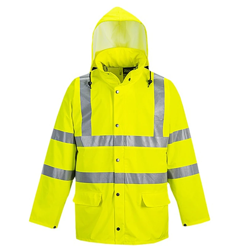 Hi Vis Reflective Softshell Water Resistant Safety Work Jackets