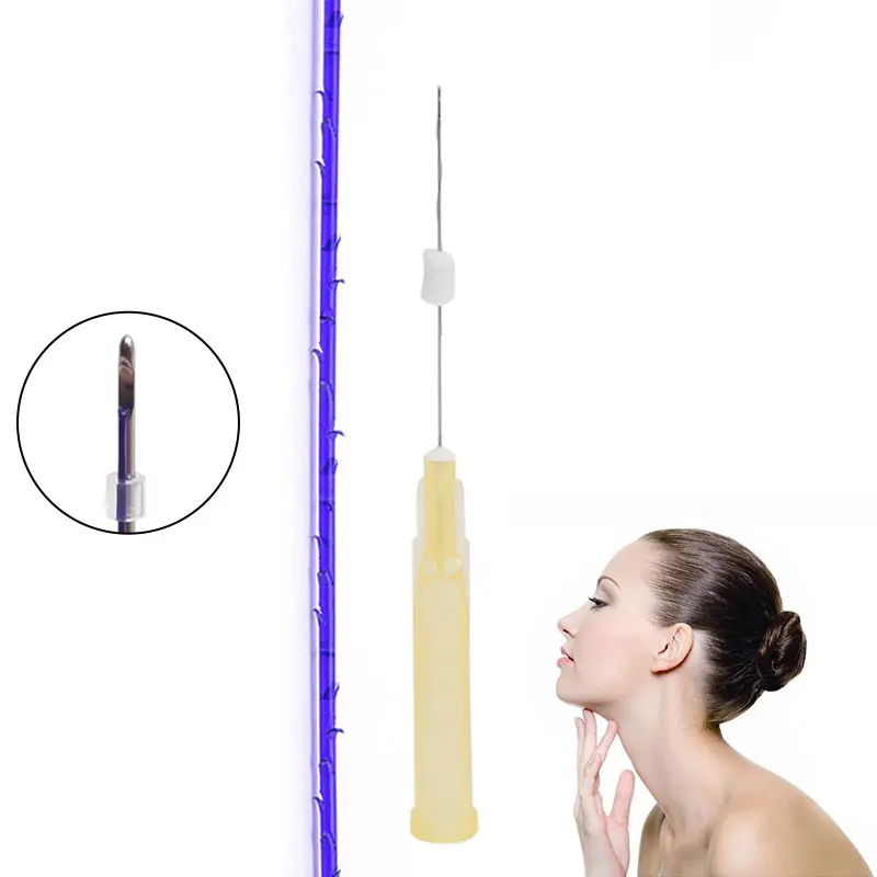 30g 25mm 38mm mono screw korea medical polydioxanone absorbable skin lift suture cannula hilos pdo eye thread