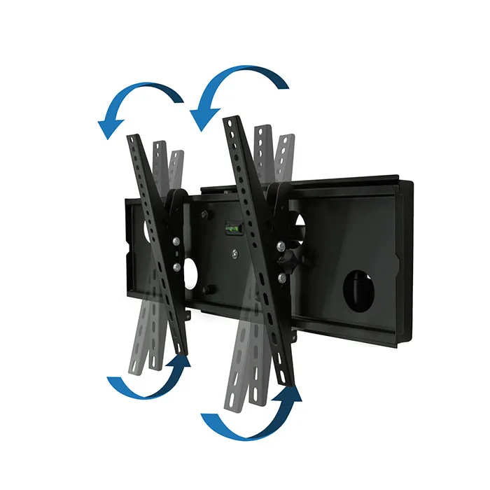 
Universal black TV shelf wall mount fixed bracket for DVD 