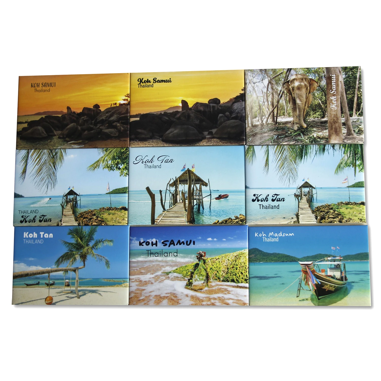 Fridge Magnet Tourist Scenery Photo Saudi Arabia Hawaii Thailand Phuket Custom Magnet Fridge Souvenir