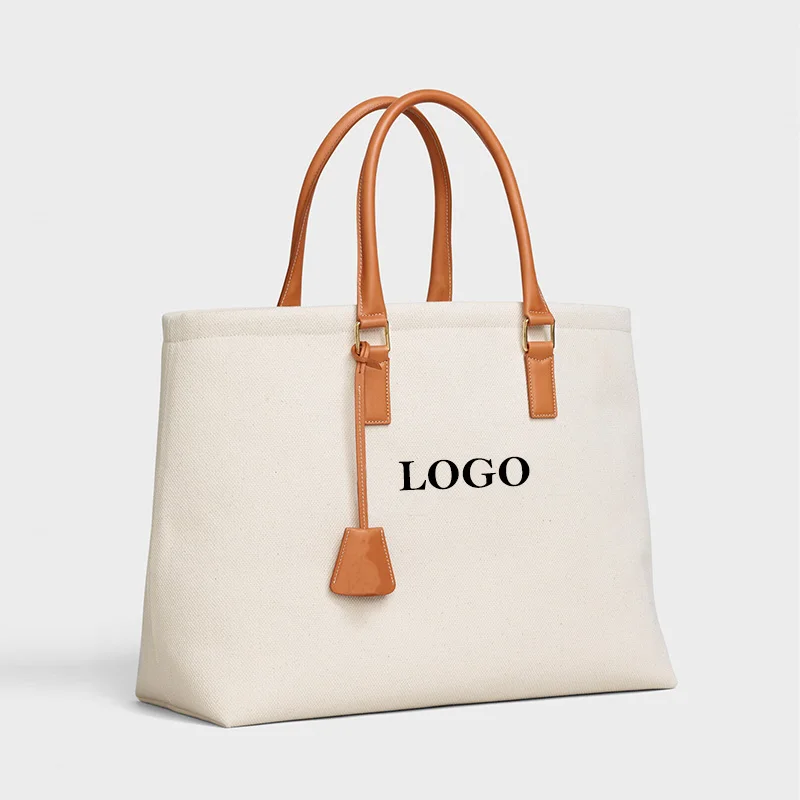 Custom Tote Bag Women Blank Cotton Canvas Tote Bag With Handle