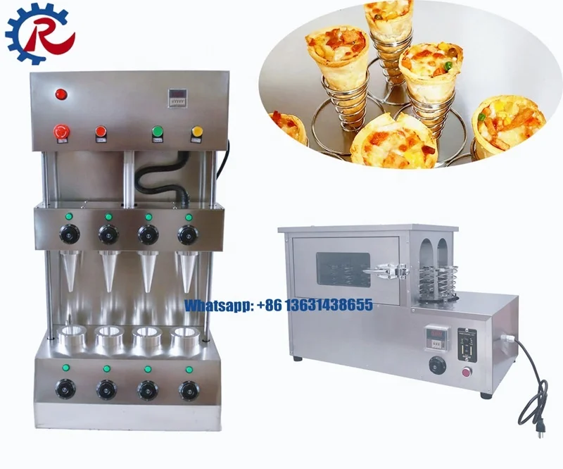 Ruiya 2023 Factory Direct Supply Automatic Pizza Cone Oven/Pizza Cone Maker/Pizza Cone Vending Machine with CE for Sale