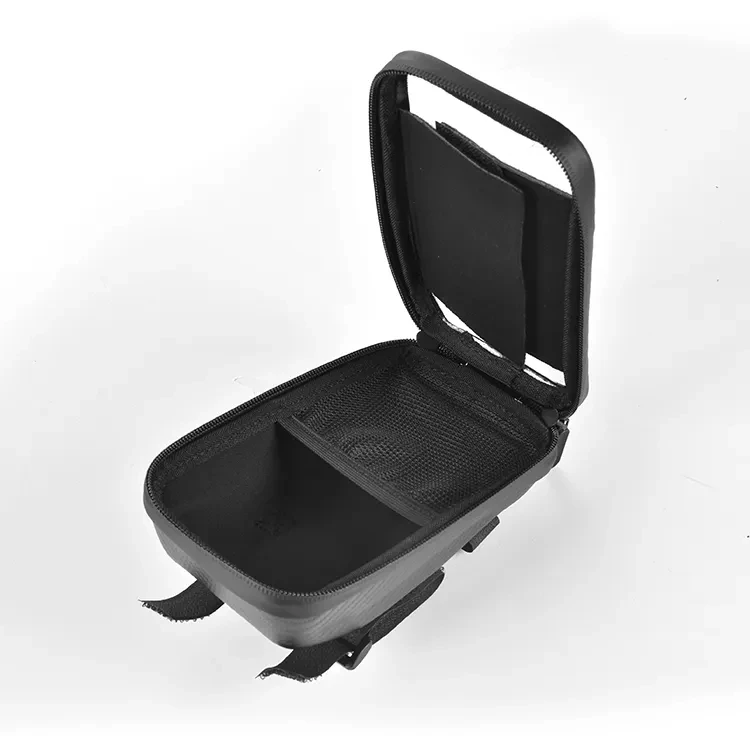 Factory Custom Waterproof EVA Hard Shell cycling Frame Bag Bike Top Tube phone bag Bicycle phone Handlebar Bag