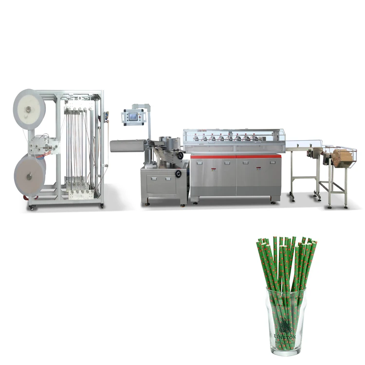 Attractive price new type packaging  single straws paper wrapping machine