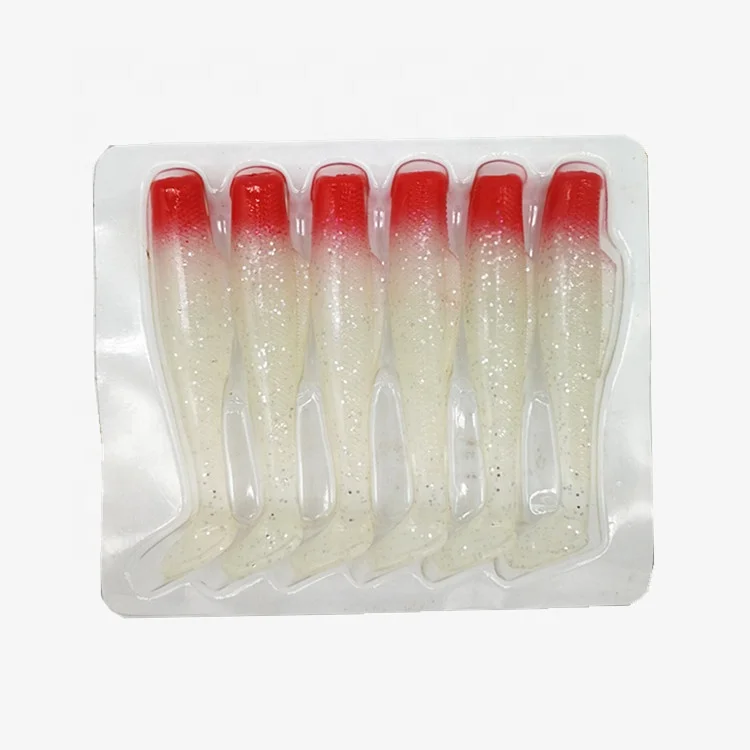 TPR Soft Bait Wobbler Bass-Lures Jig Carp Easy Shiner Artificial 80mm Silicone lure